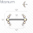 Barbell tepel TIK05