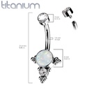 Barbell navel TIN19