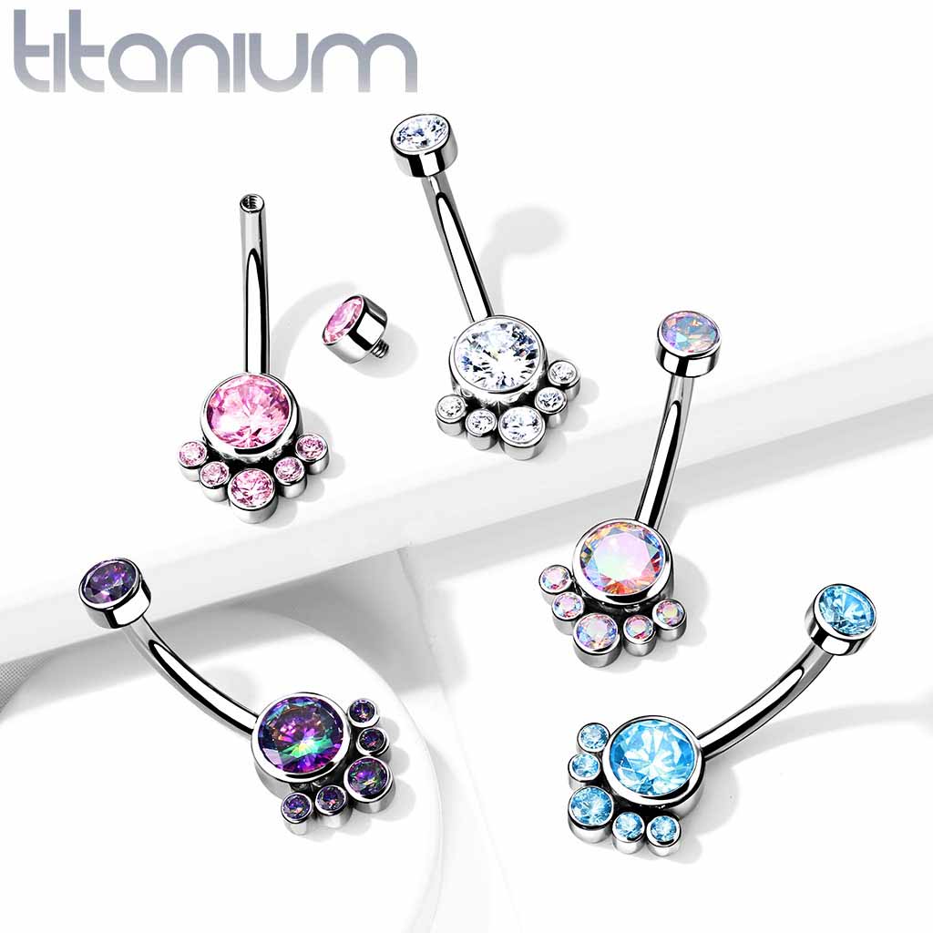 Barbell navel TIN07