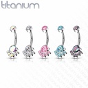 Barbell navel TIN07