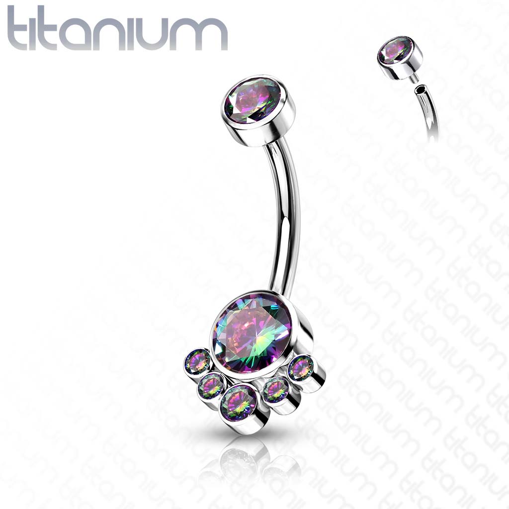 Barbell navel TIN07