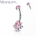 Barbell navel TIN07