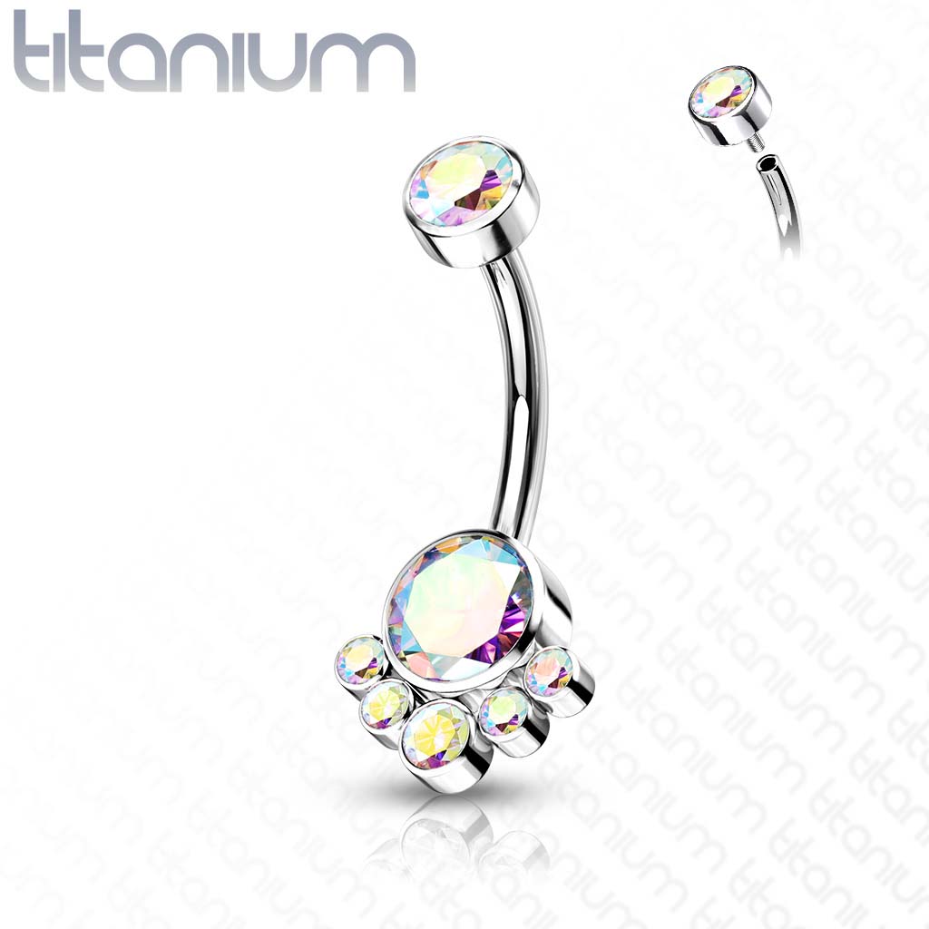 Barbell navel TIN07