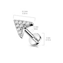 Labret LIA06 (Pijlpunt)