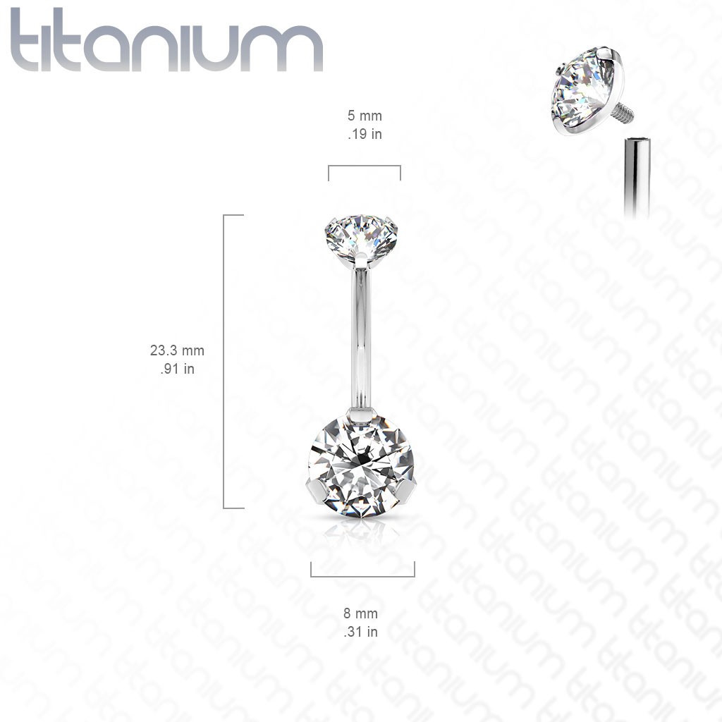 Barbell navel TIN14