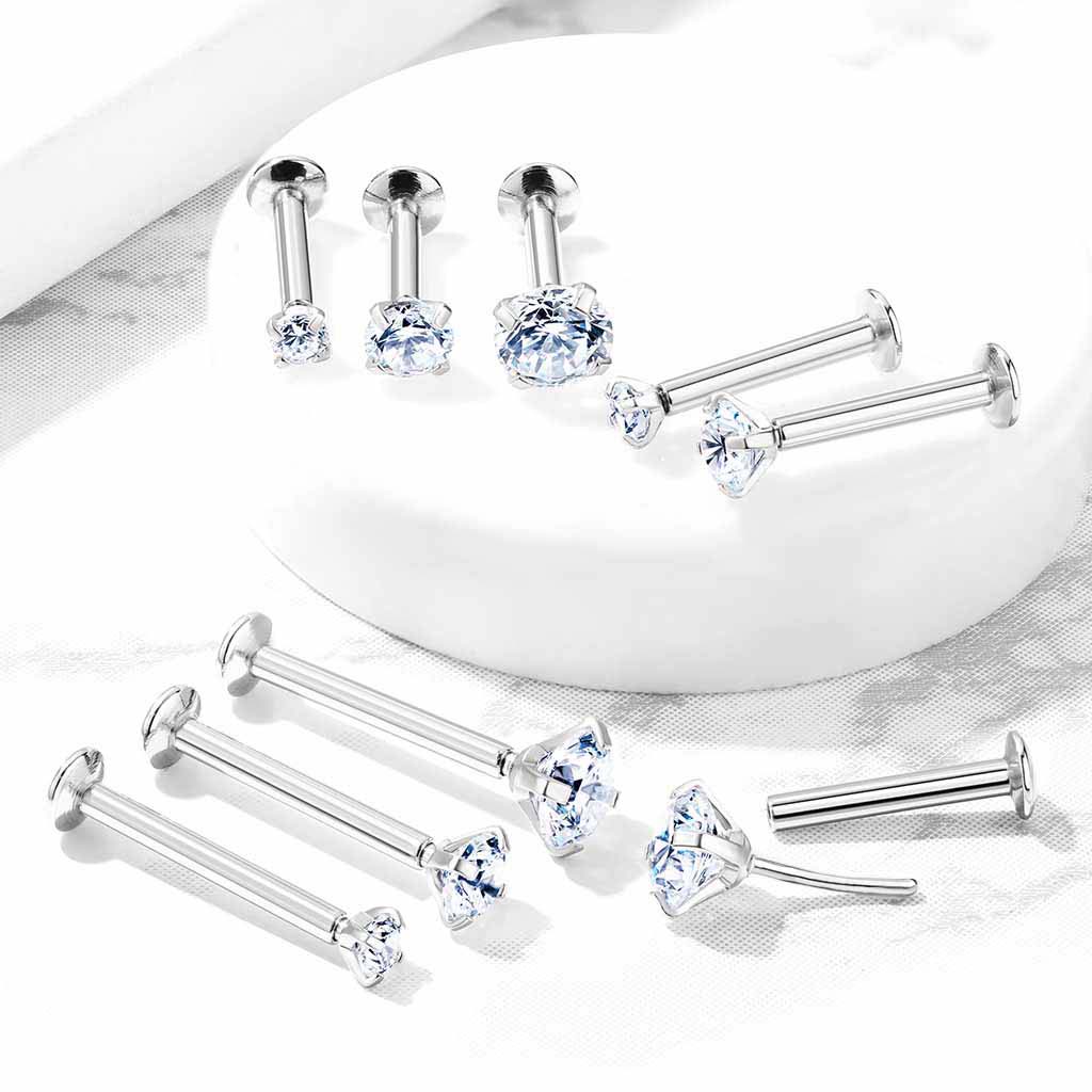 Labret kristal IL04 (rond)