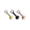 Labret kristal IL04T (rond)