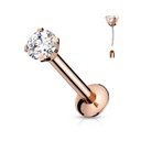 Labret kristal IL04T (rond)