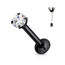 Labret kristal IL04T (rond)