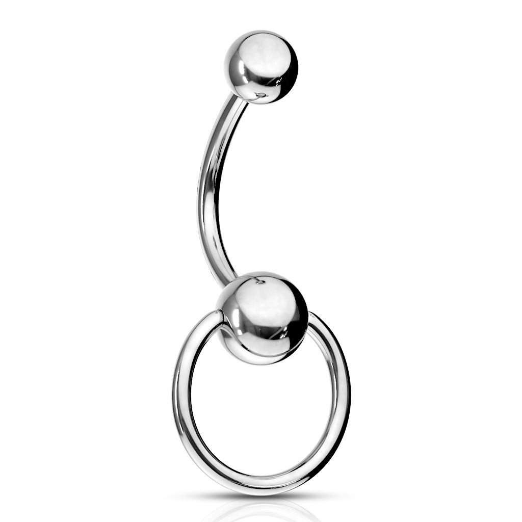 Barbell navel NS (Schroef in balletje)