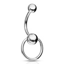 Barbell navel NS (Schroef in balletje)