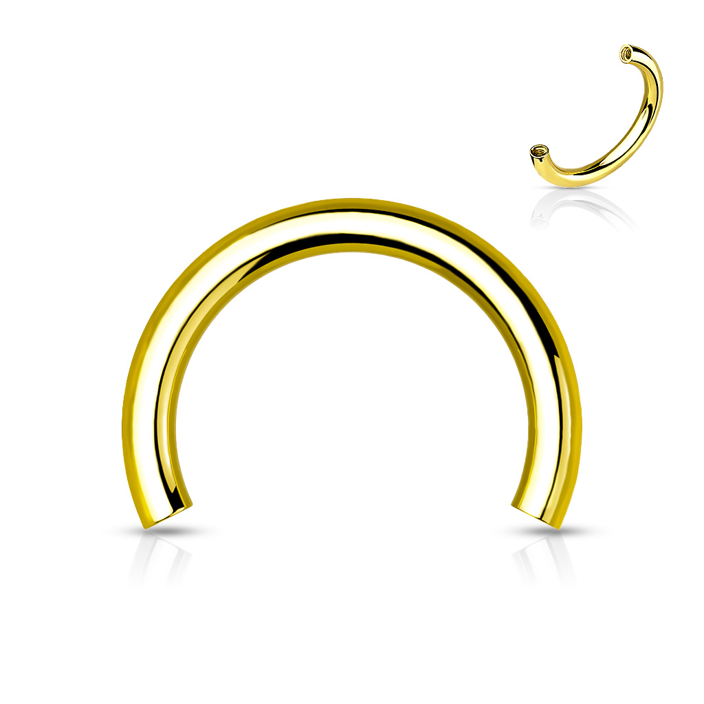 Barbell gebogen QASYHT (Schroef in staafje) (Hoefijzer)