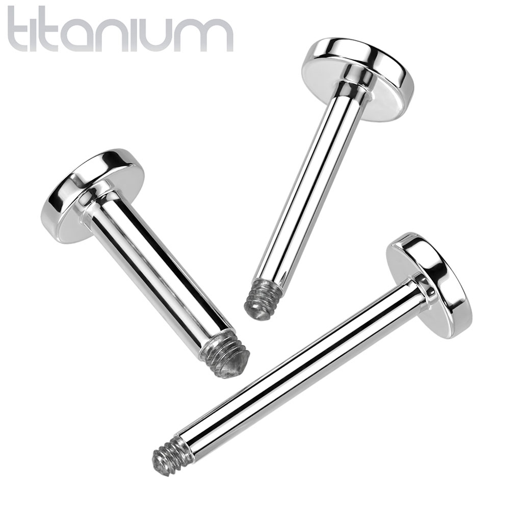 Labret-T QXTALP4 (Schroef op staafje) 4 mm disk