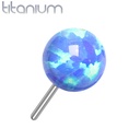 Top QDT67 (Balletje) (Opaal) (Push pin)