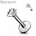 Labret kristal T23LI3 (rond)