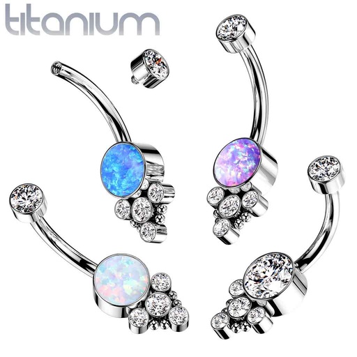 [T19-03/10-1.6/5&8/TIN20-STC] Barbell navel TIN20 (schroef in knopje)