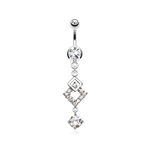 [C20-35/10-1.6/NSQ5001-STC] Barbell navel NSQ-5001