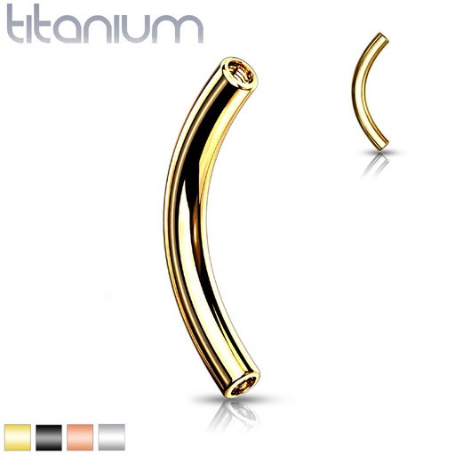 Barbell gebogen QATYC (Schroef in staafje)