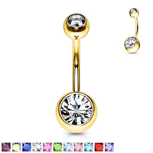 Barbell navel GDPN04 (Schroef op balletje)