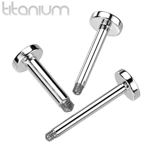 Labret-T QXTALP4 (Schroef op staafje) 4 mm disk